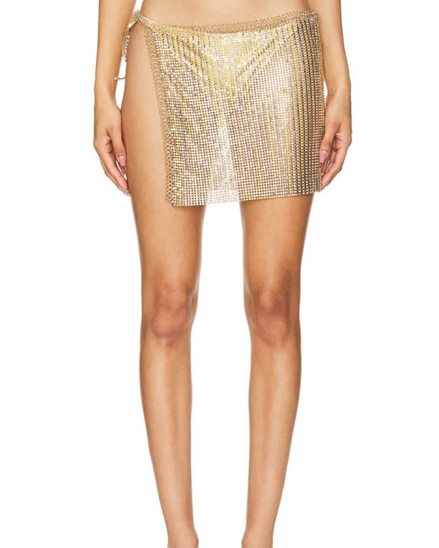 Camila Coelho Chainlink Cher Mini Skirt  - Image 1