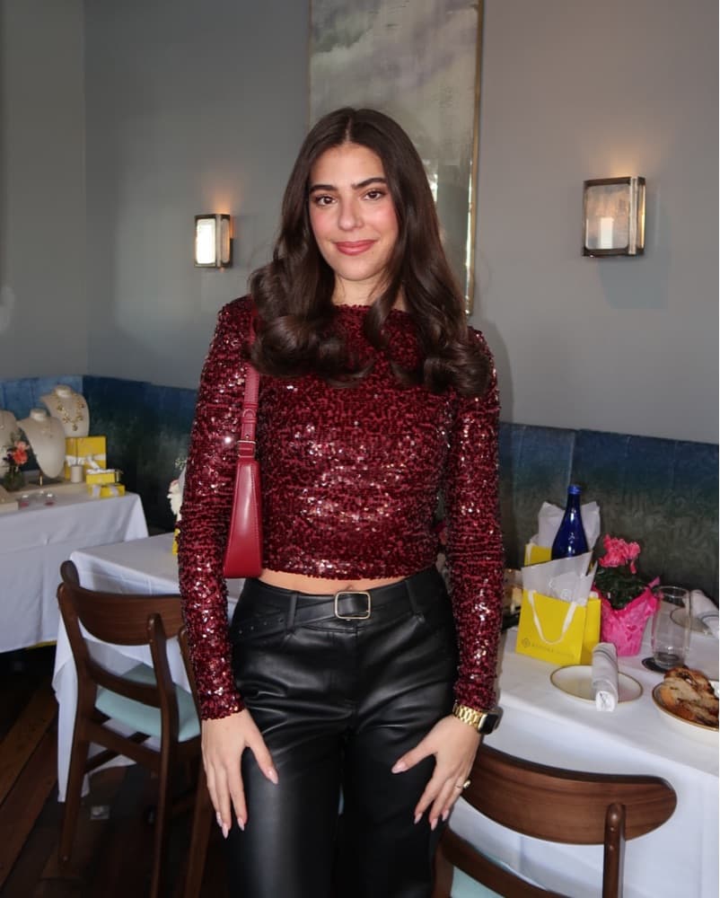 Red Sequin Top - Image 1
