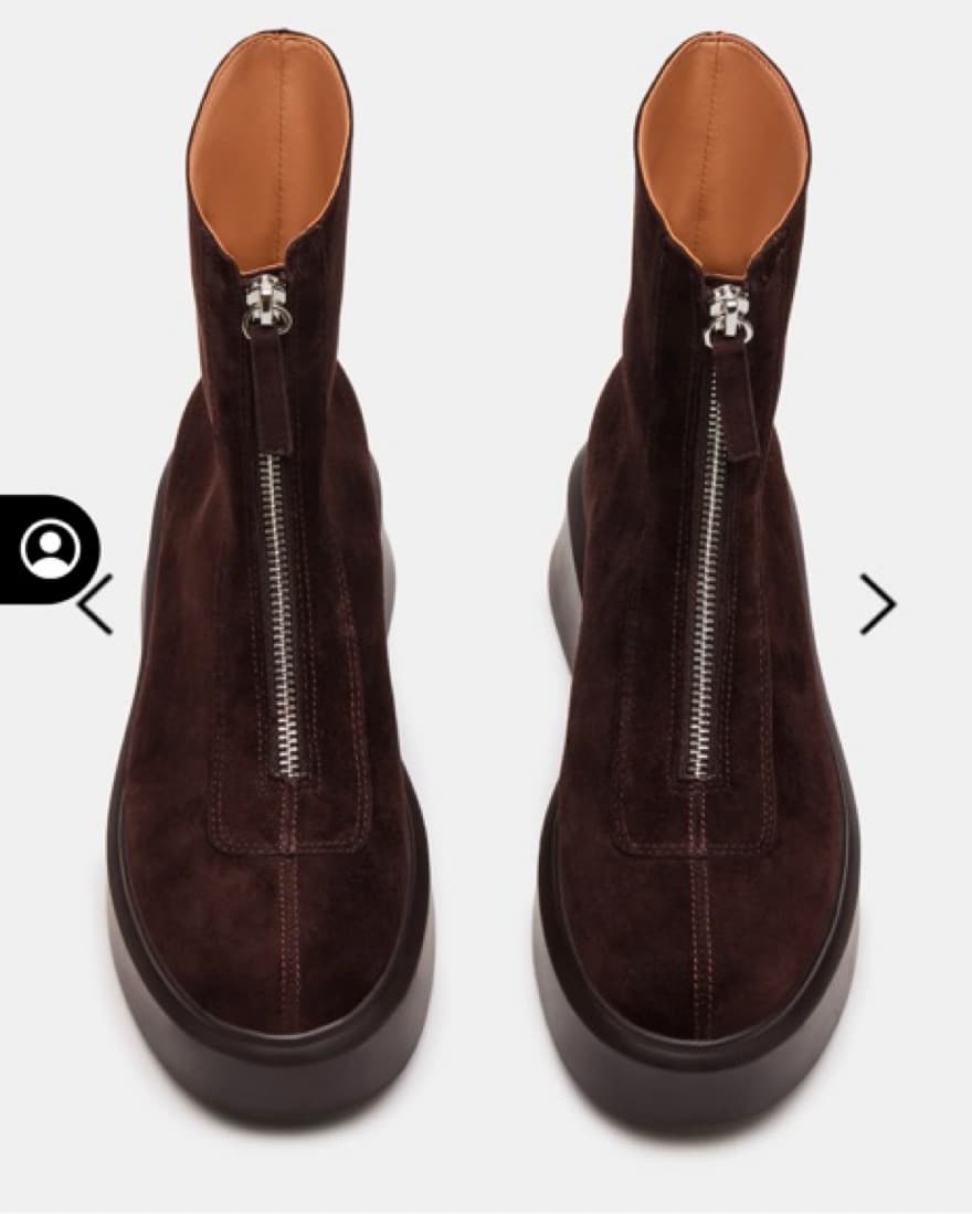 Row Boot Dupe - Steve Madden Brown Suede - Image 2