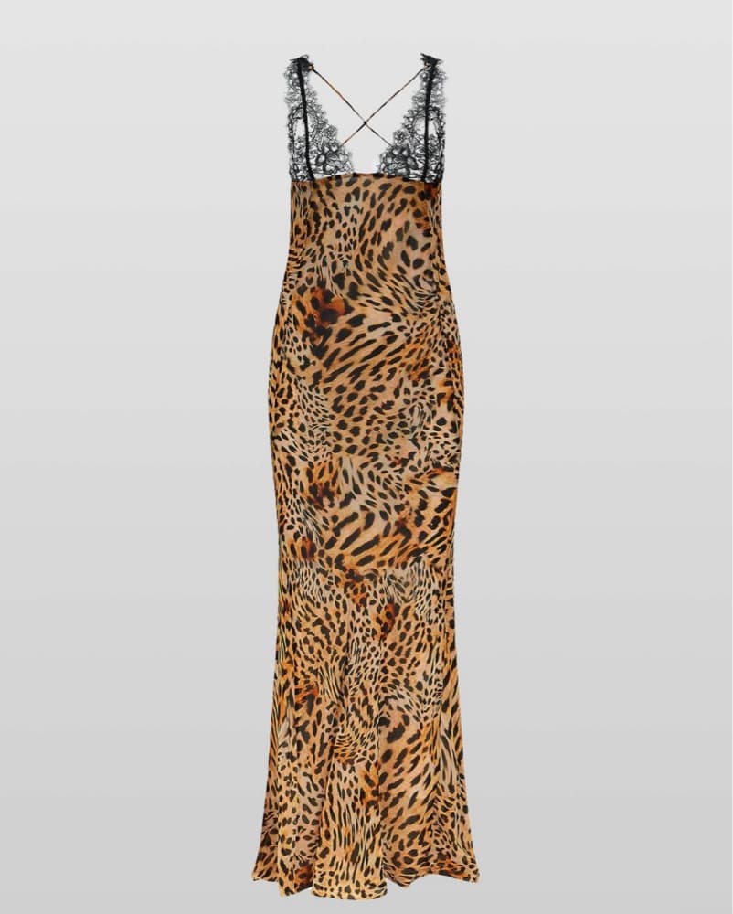 Rat & Boa Akima Leopard Slip Dress  - Image 3