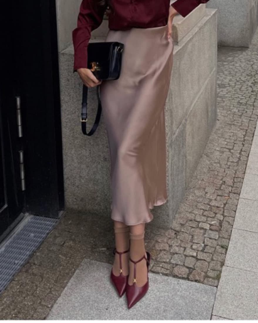 Satin Skirt - Image 2