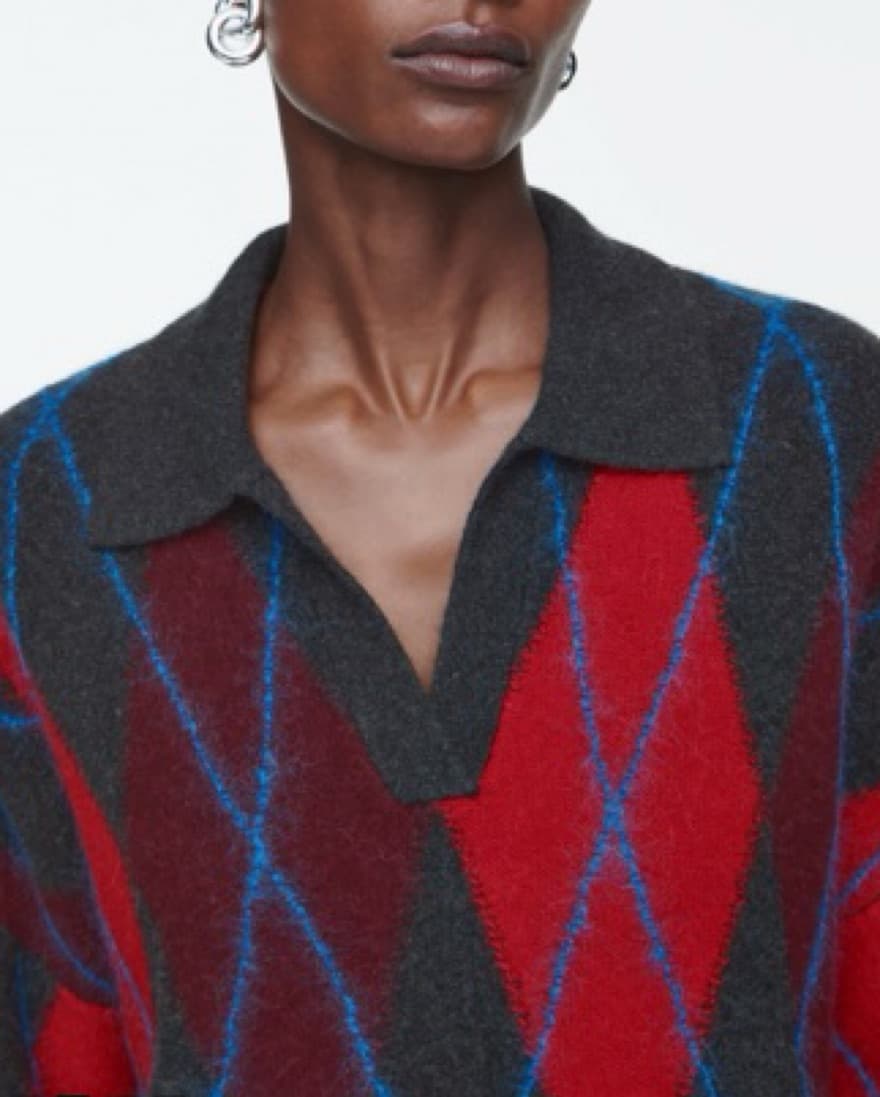 Cos Argyle Sweater - Image 6