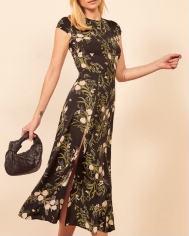 Reformation Elegant Floral Midi Dress  - Image 2