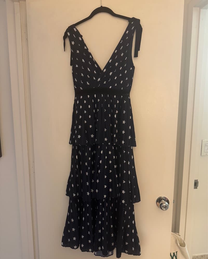Self Portiat Midi Dress - Image 4