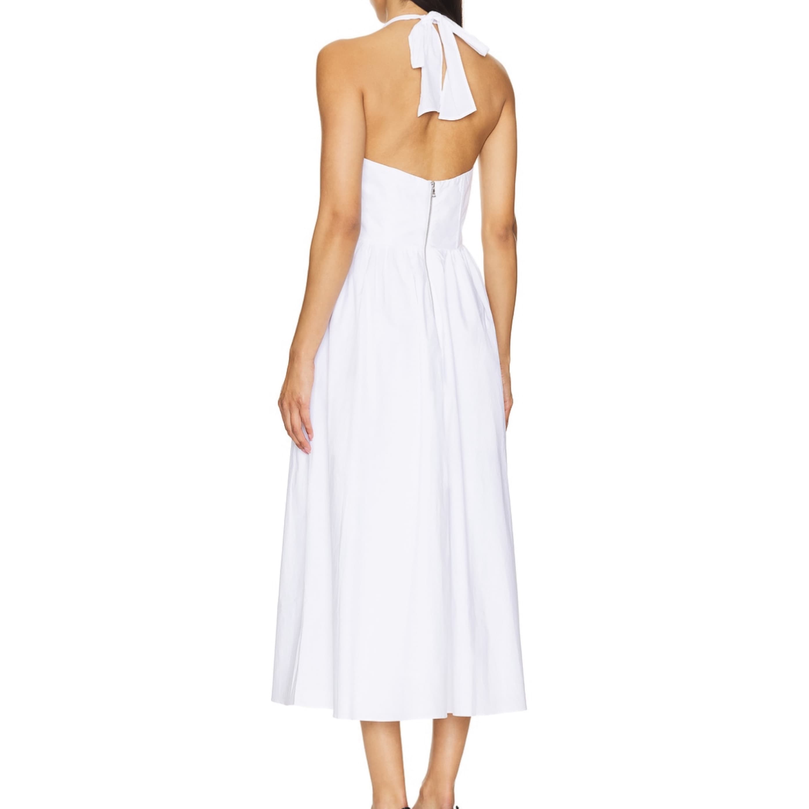 Revolve White Midi Dress - Image 3