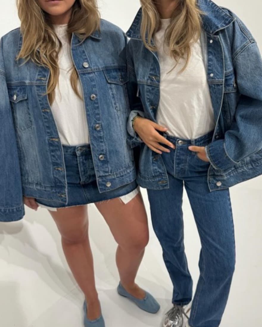 Parke Oversized Denim Jacket - Image 1