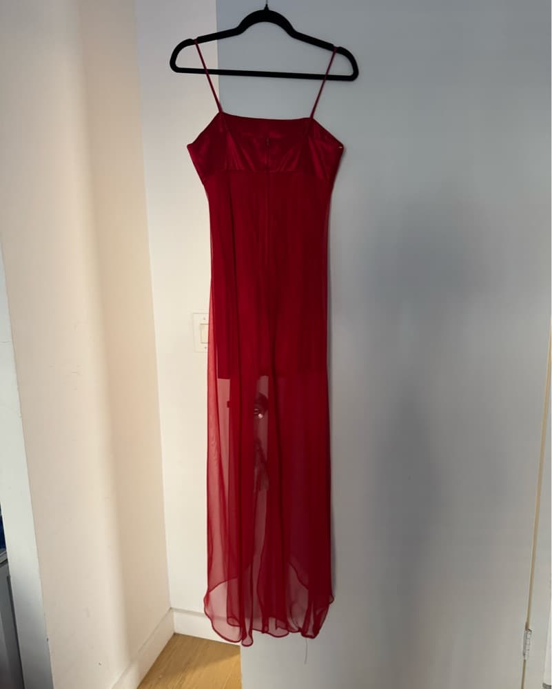 Vintage Red Dress - Image 5