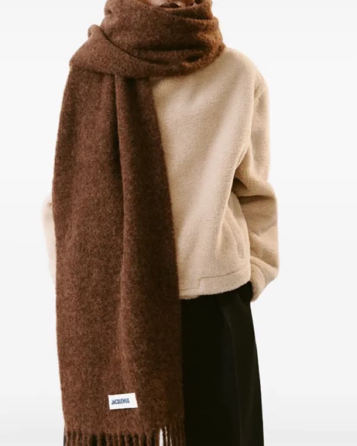 Cozy Brown Scarf by Jacquemus - Image 1