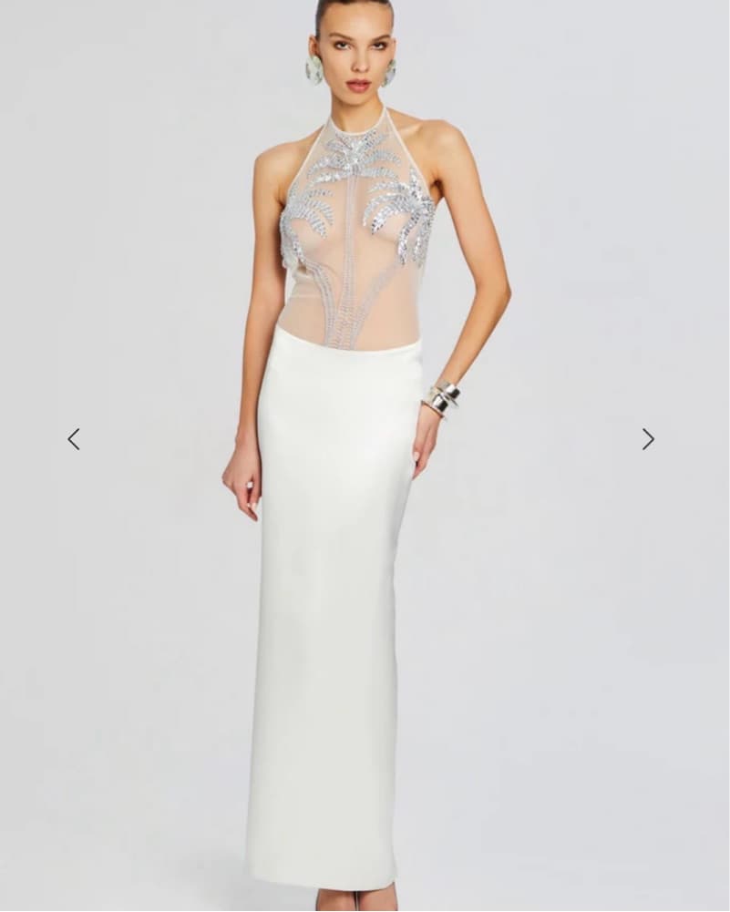 Retrofete Palm Tree Maxi Dress - Image 3