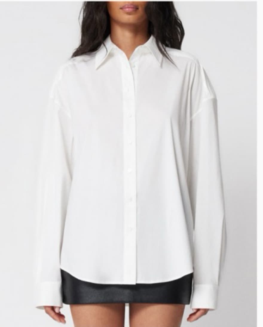 KHY Oversized White Blouse  - Image 1