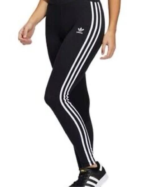 Adidas Three Stripe Leggings-   Size M   - Image 2