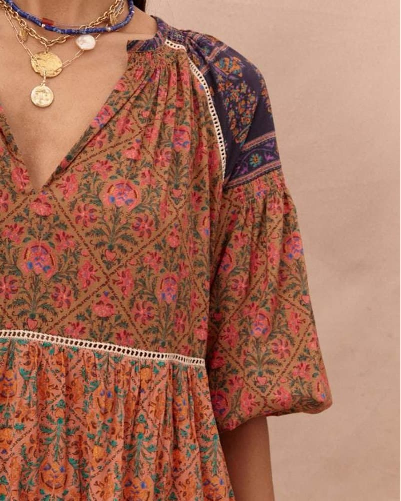 Boteh Boho Calla Midi Dress - Image 2