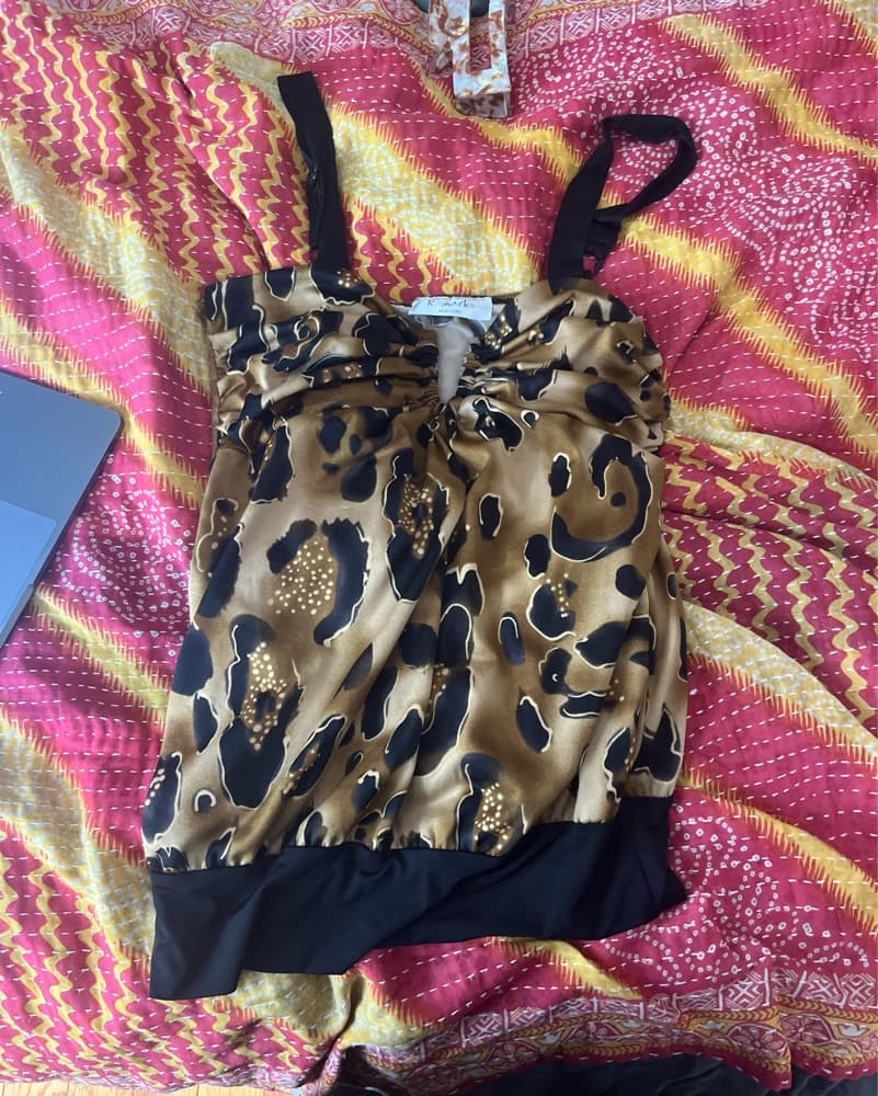 Vintage Cheetah Tank - Image 1