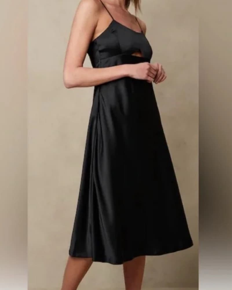 Banana Republic CUTOUT MIDI SLIP DRESS - Image 4