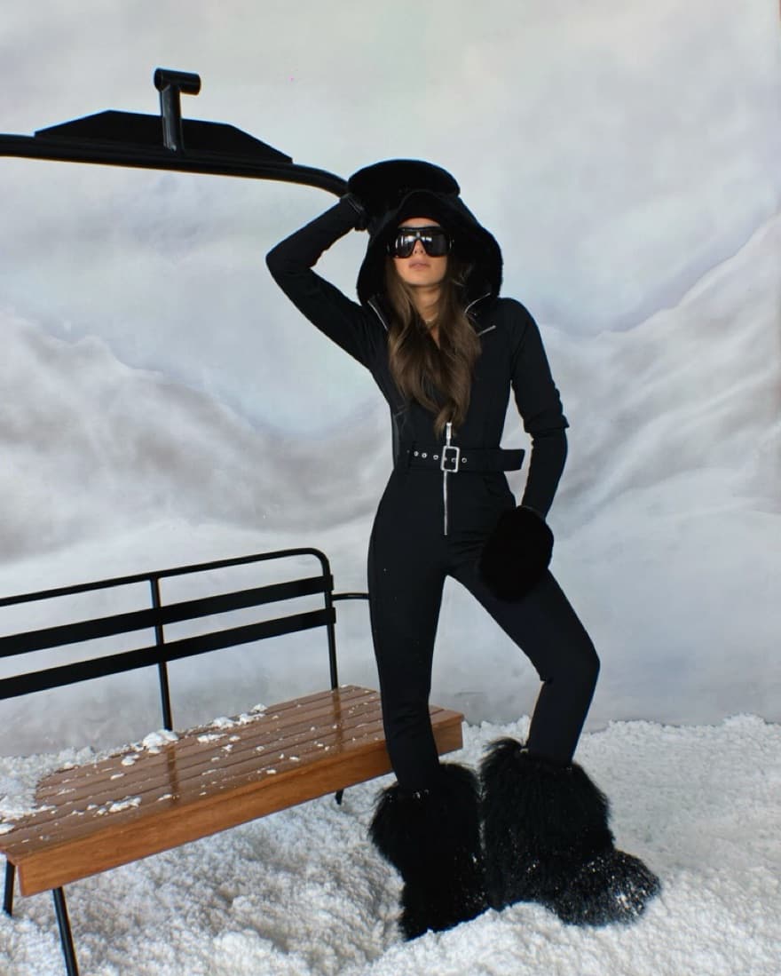 Black Ski Suit - Image 1