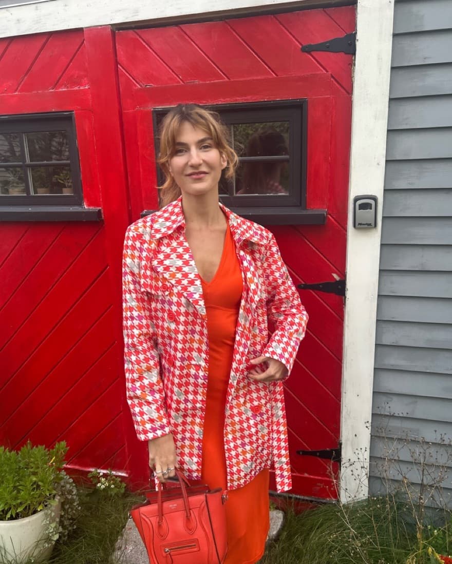Orange Buretti Vintage Raincoat - Image 1