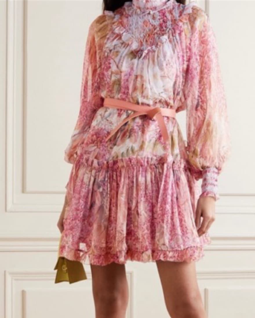 Zimmermann Botanica Smoked Yoke Dress - Image 1