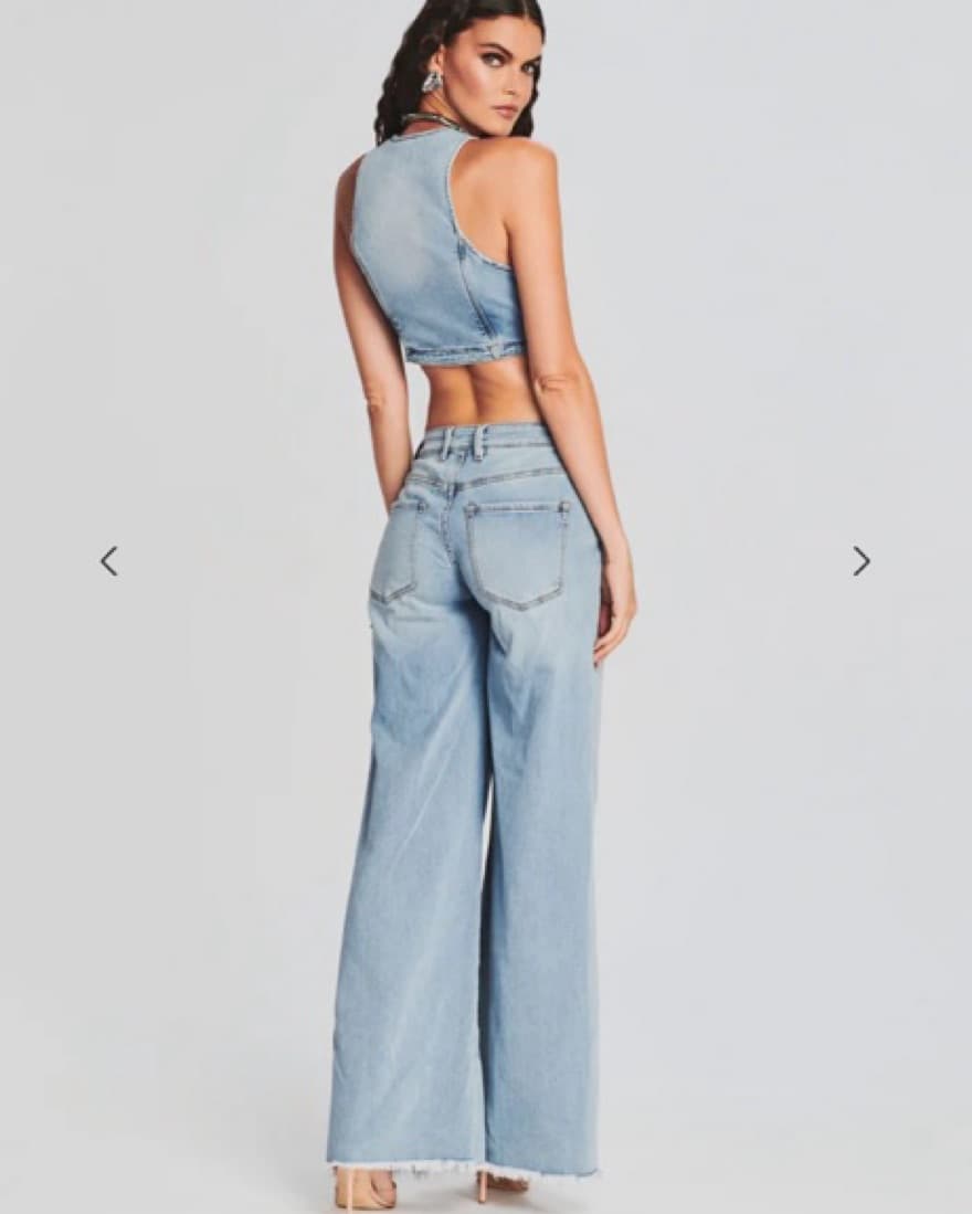 Retrofete Dallas Denim Jumpsuit - Image 4
