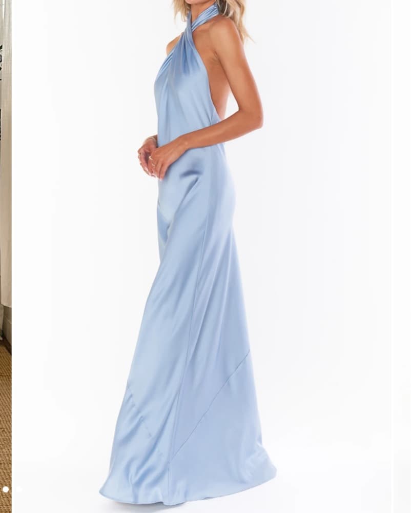 Show Me Your Mumu Steel Blue Dress - Image 3