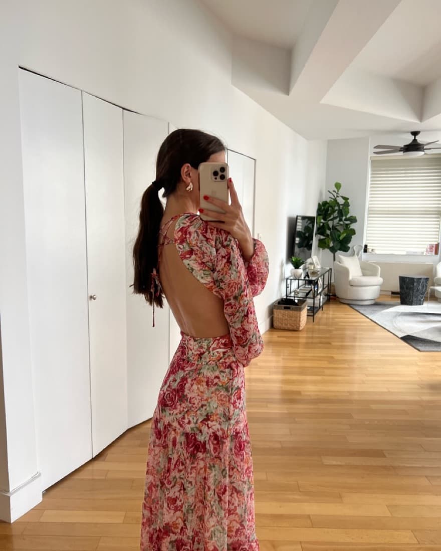 Floral Cutout Dress  - Image 3