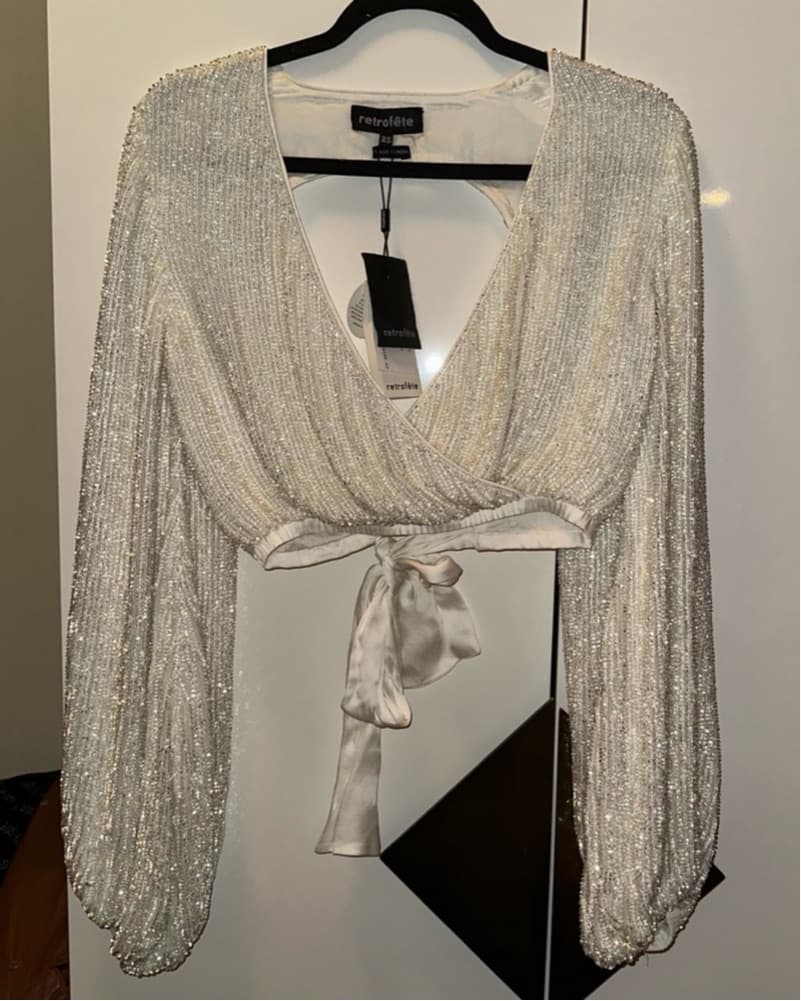 Retrofete Sequin Top - Image 4