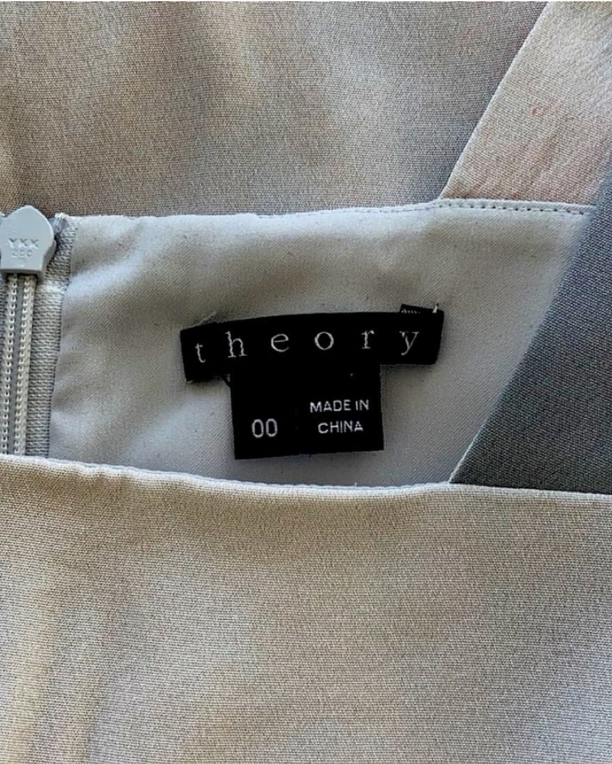 Theory 100% Silk Dress (XS) - Image 3