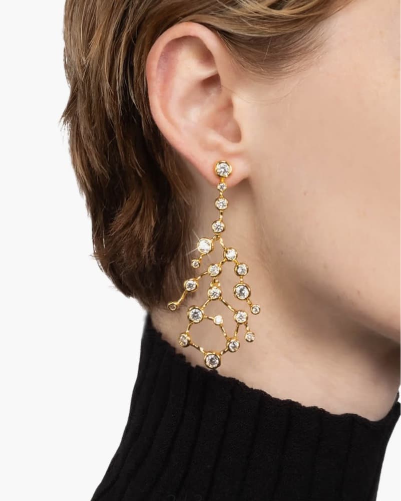 AB Asterales Celestial Drop Earrings - Image 2