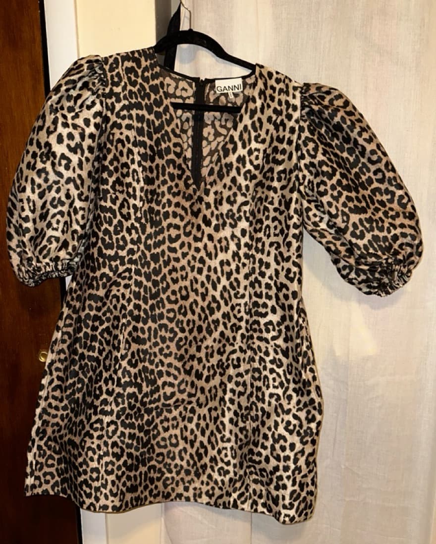 Ganni Cheetah Dress - Image 1