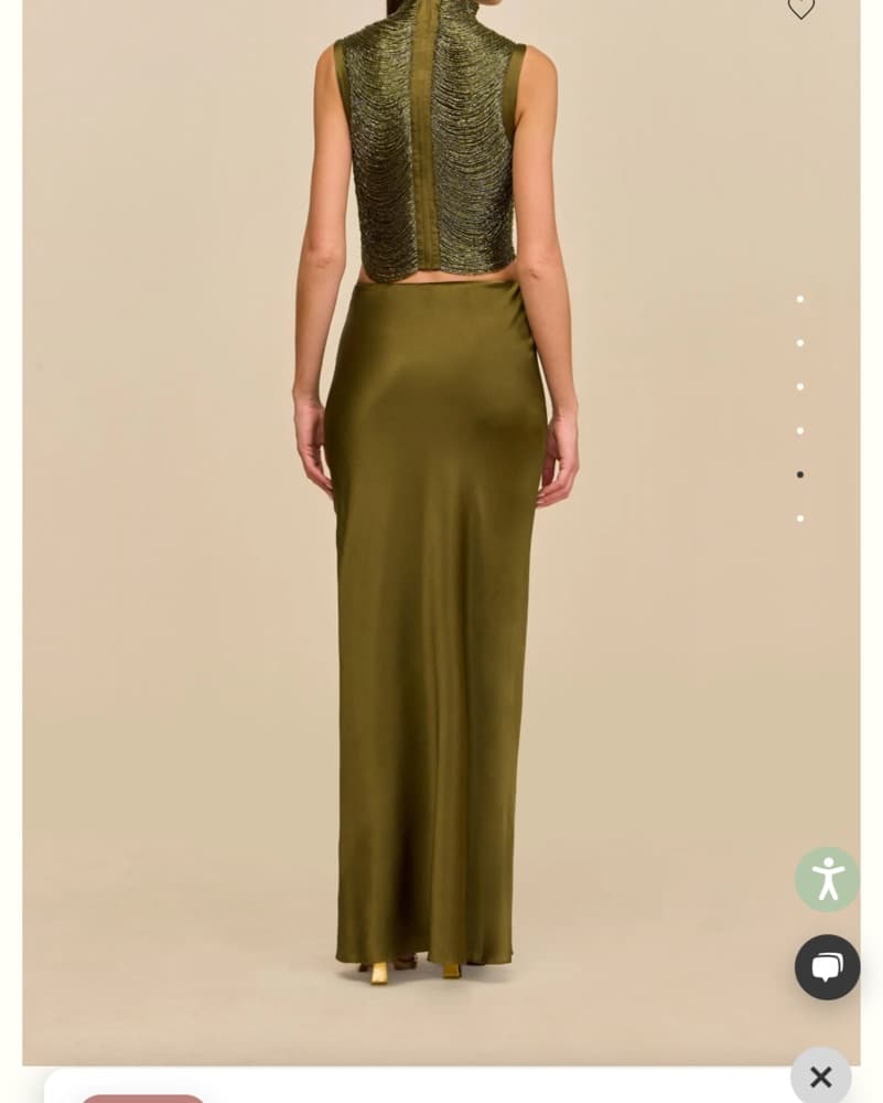 Cult Gaia Silk Skirt  - Image 3