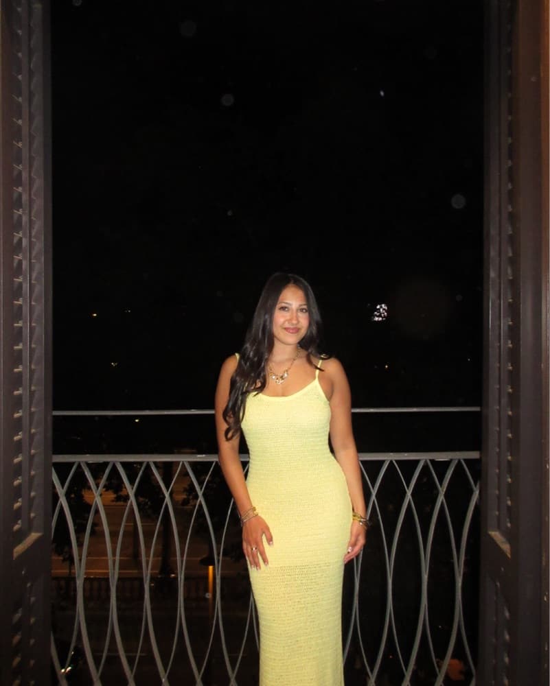 Beginning Boutique Yellow Crochet Dress - Image 3