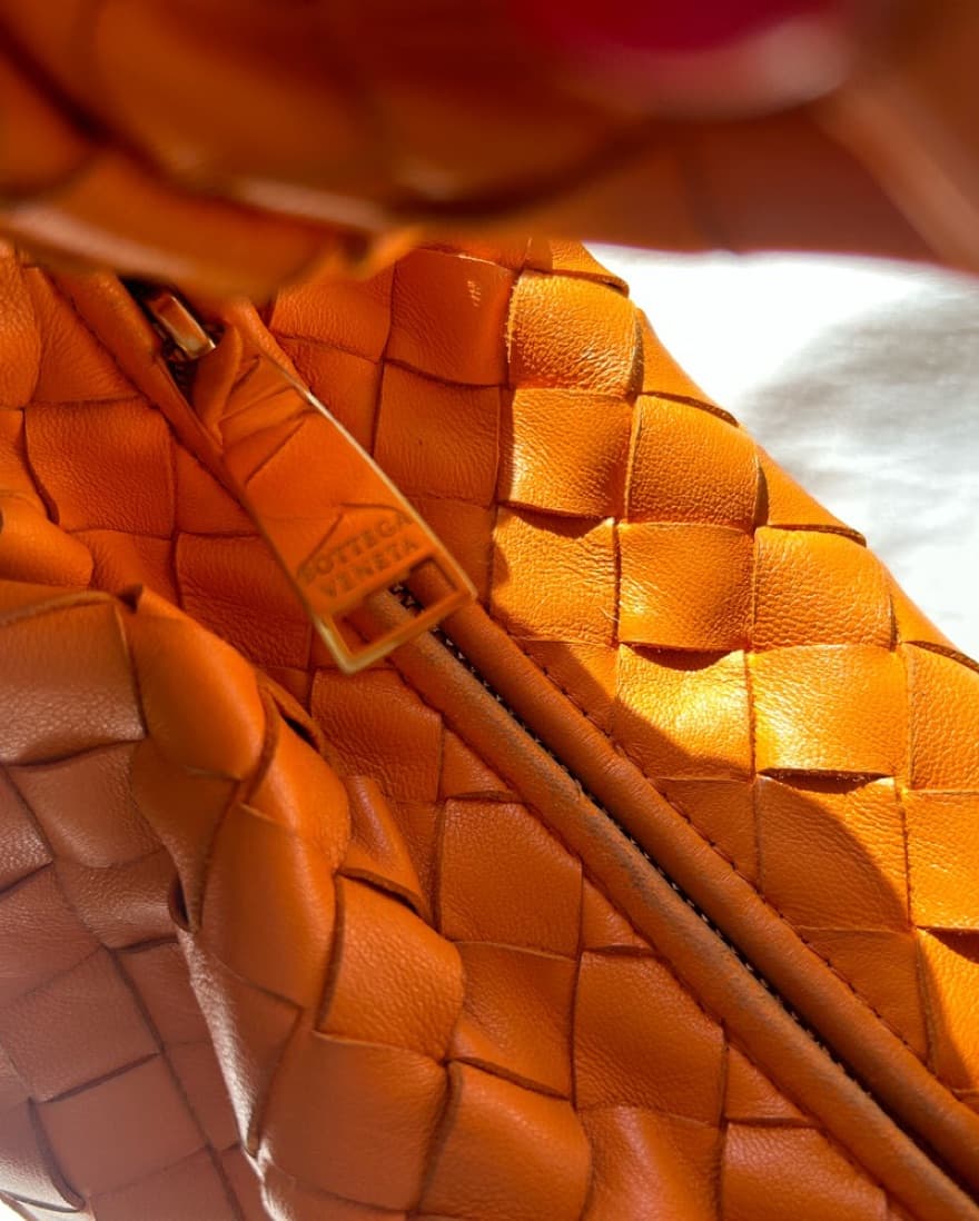 Bottega Veneta Orange Mini jodie - Image 2