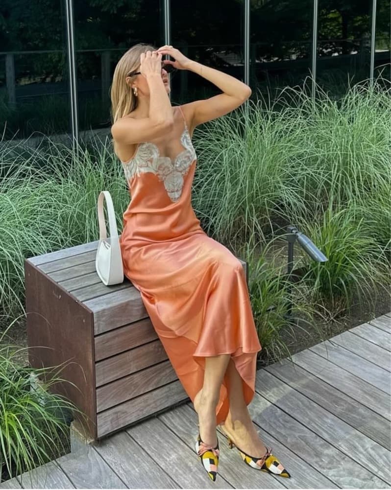 Sir The Label Danseurs Lace Slip Dress  - Image 1
