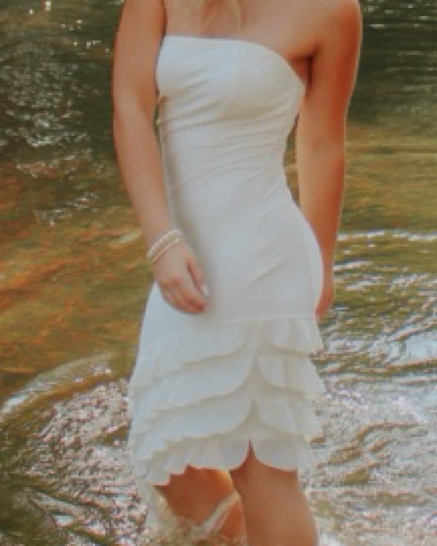 White Midi Dress - Image 2