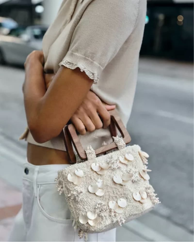 Zara Pearlescent Effect detail bag - Image 2