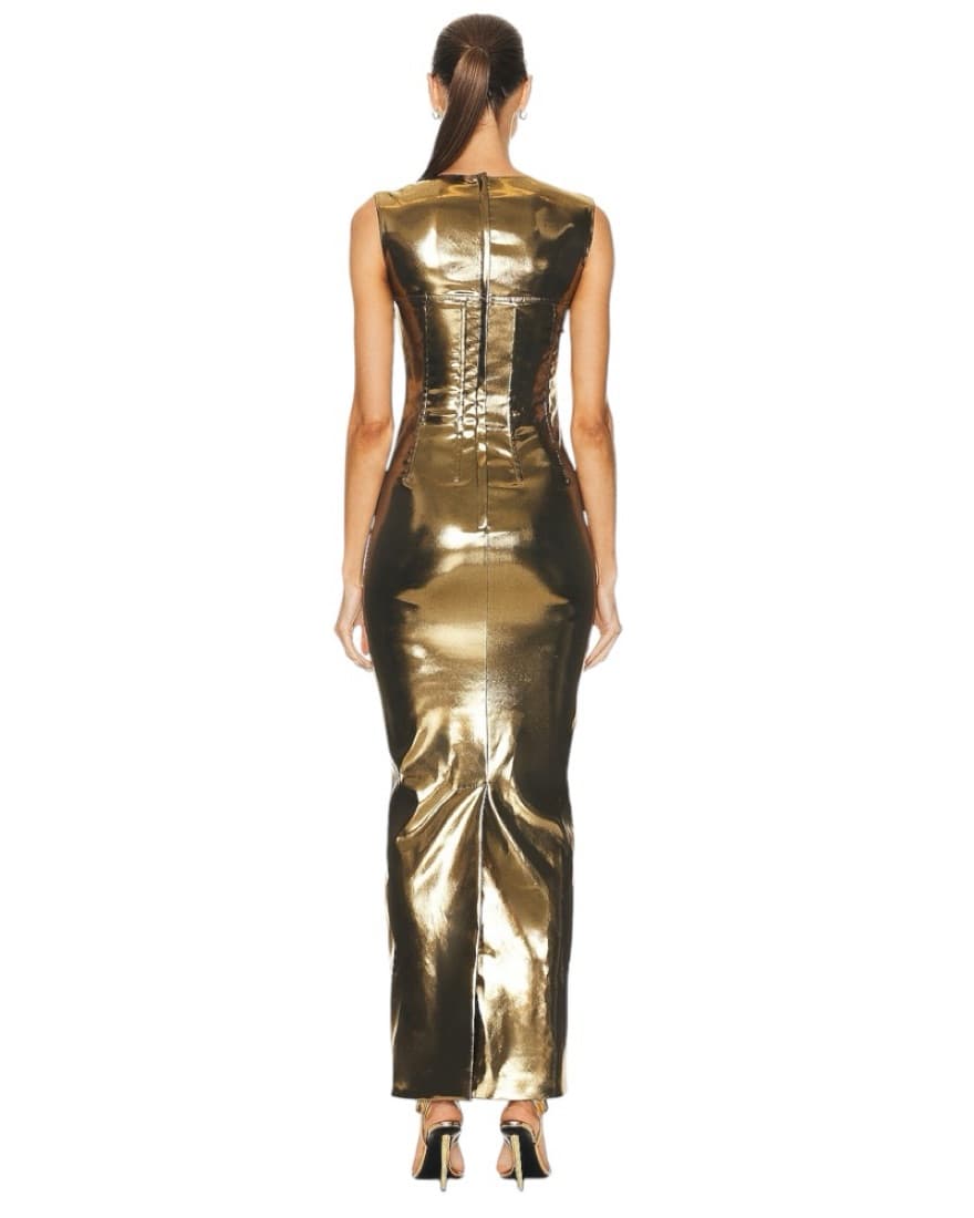 Dolce & Gabbana Gold Corset Dress  - Image 5