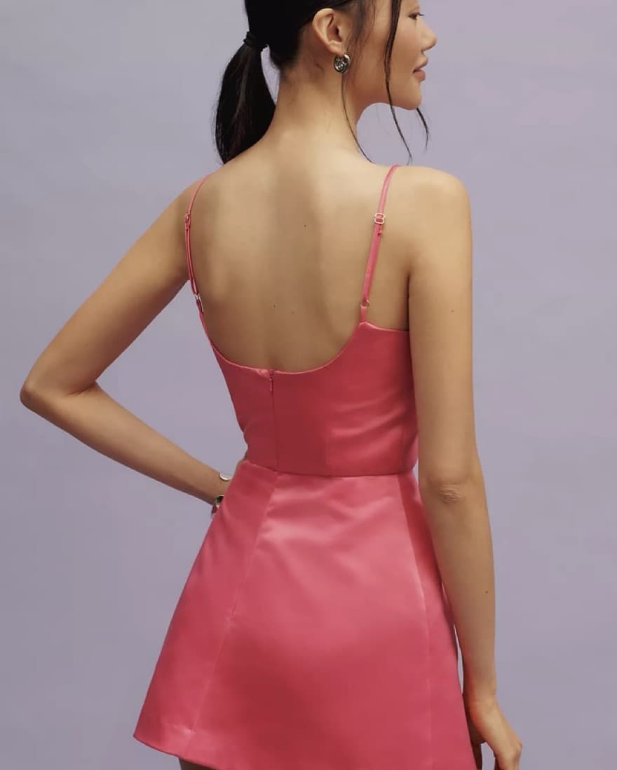Delfi Collective Pink Flower Dress - Image 3
