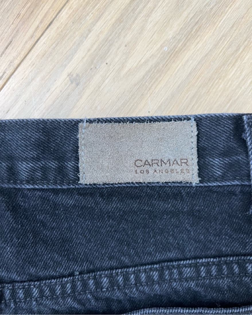 Carmar Black Denim Mini Skirt - Image 5