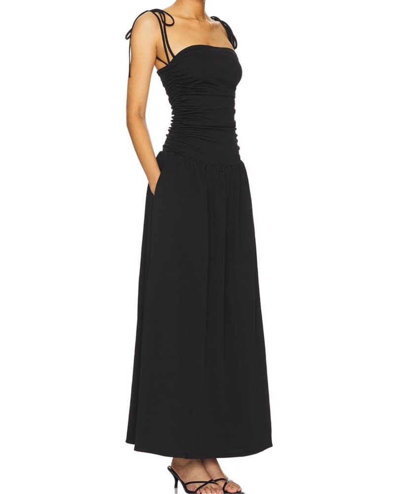 Orelia Maxi Dress In Black - Image 2