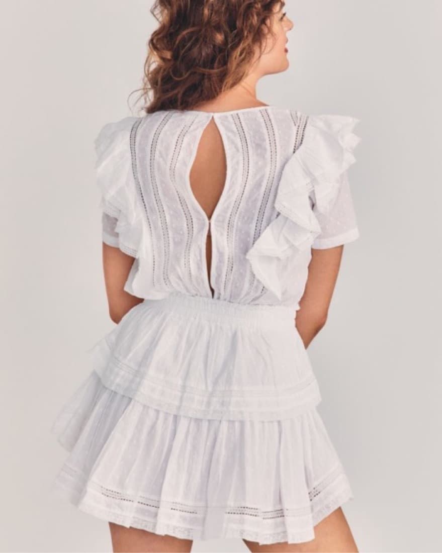 White Love Shack Fancy Dress - Image 2
