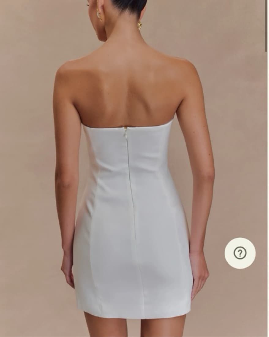 Meshki Maci Crepe Mini Dress - Image 2