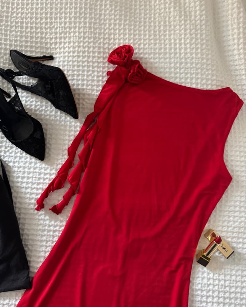 Meshki Bronte Rose Mini Dress - Image 2