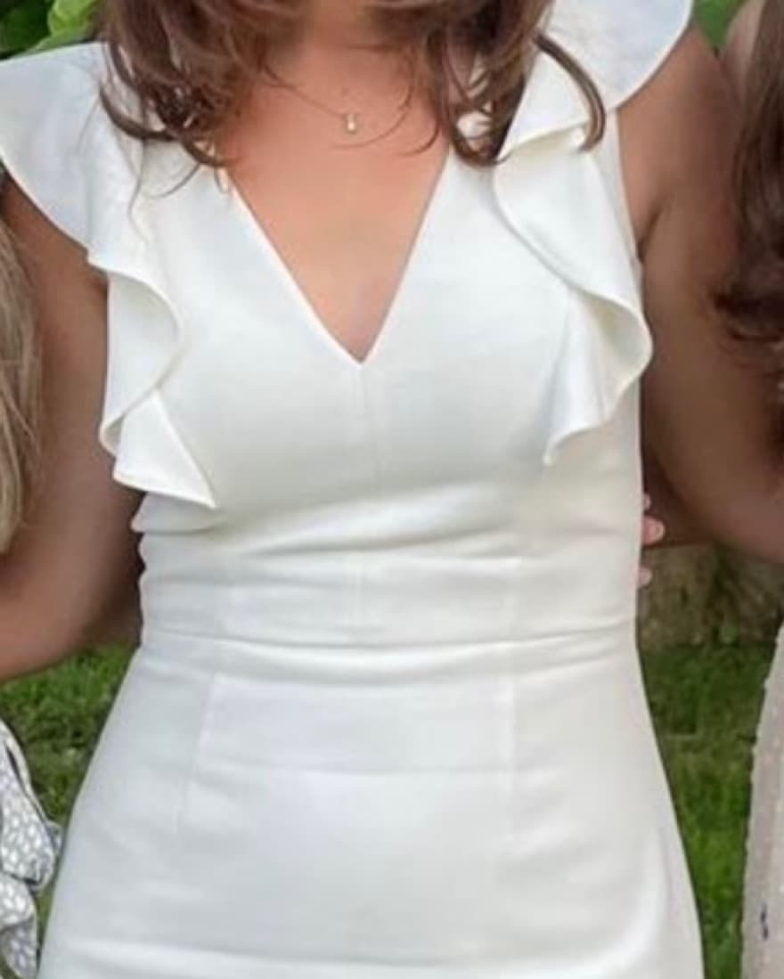 White Mini Dress - Image 2