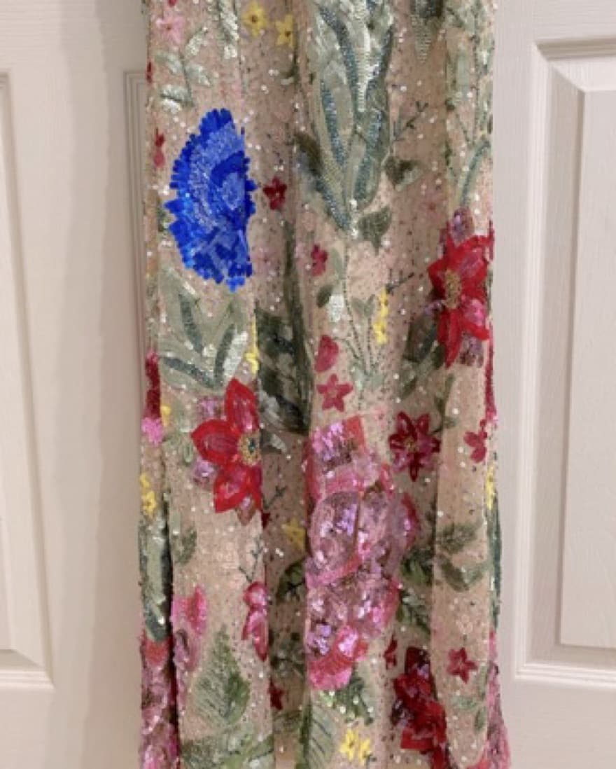 Sequined Beaded Mac Duggal Gown - Image 3
