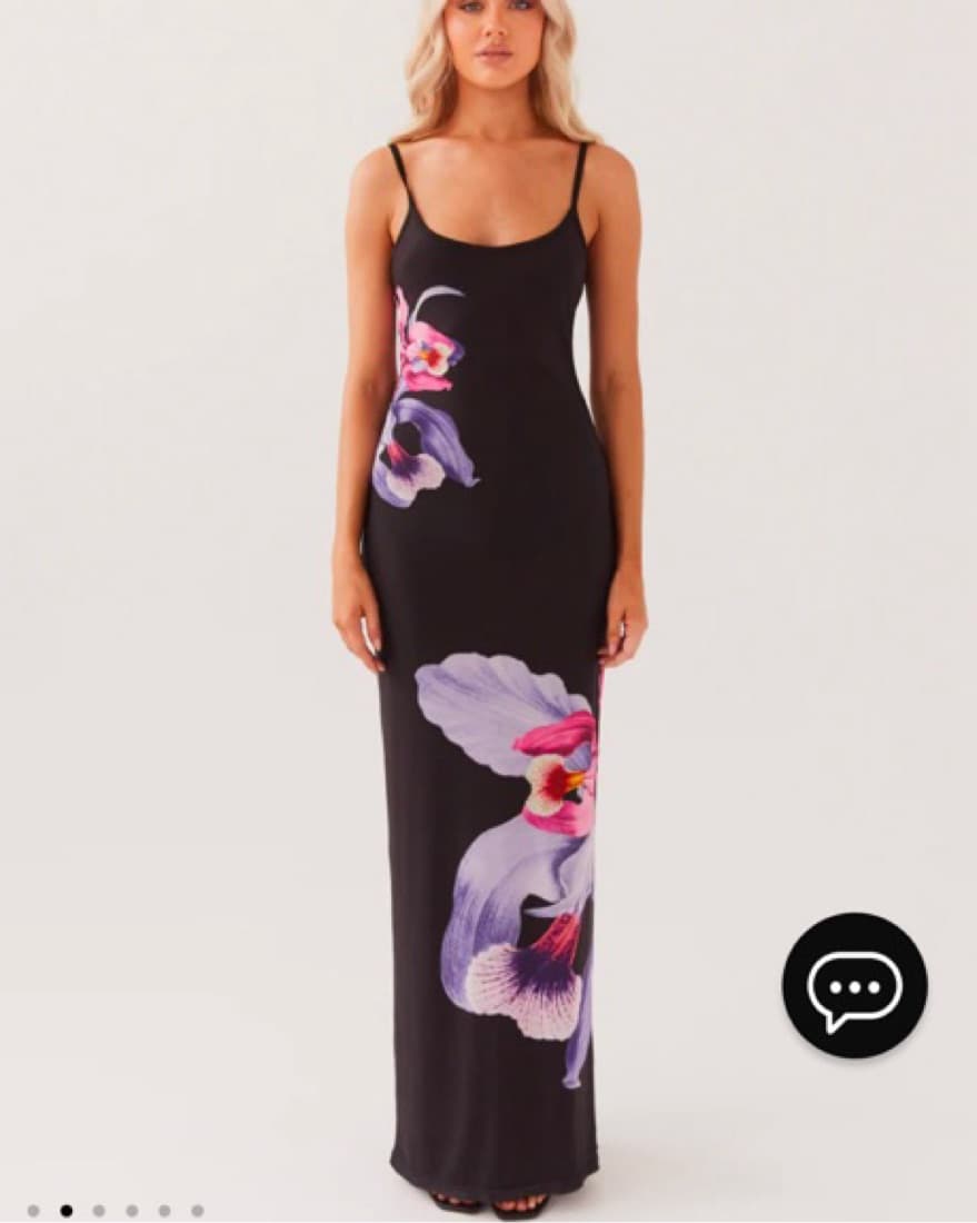 Black Tulip Long Maxi - Image 2