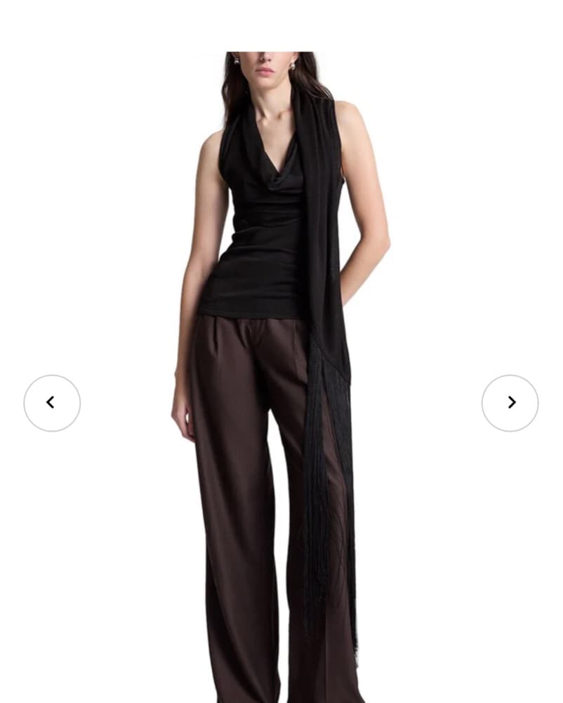 ALC Brown fringe Top  - Image 2