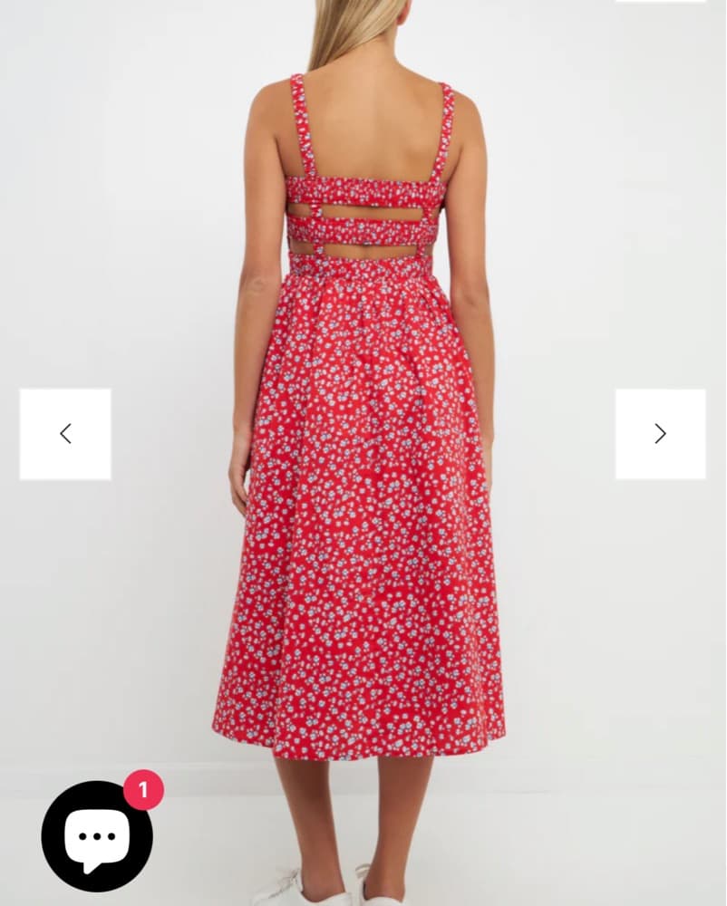 English Factory Floral Smocked Dress  - Image 2