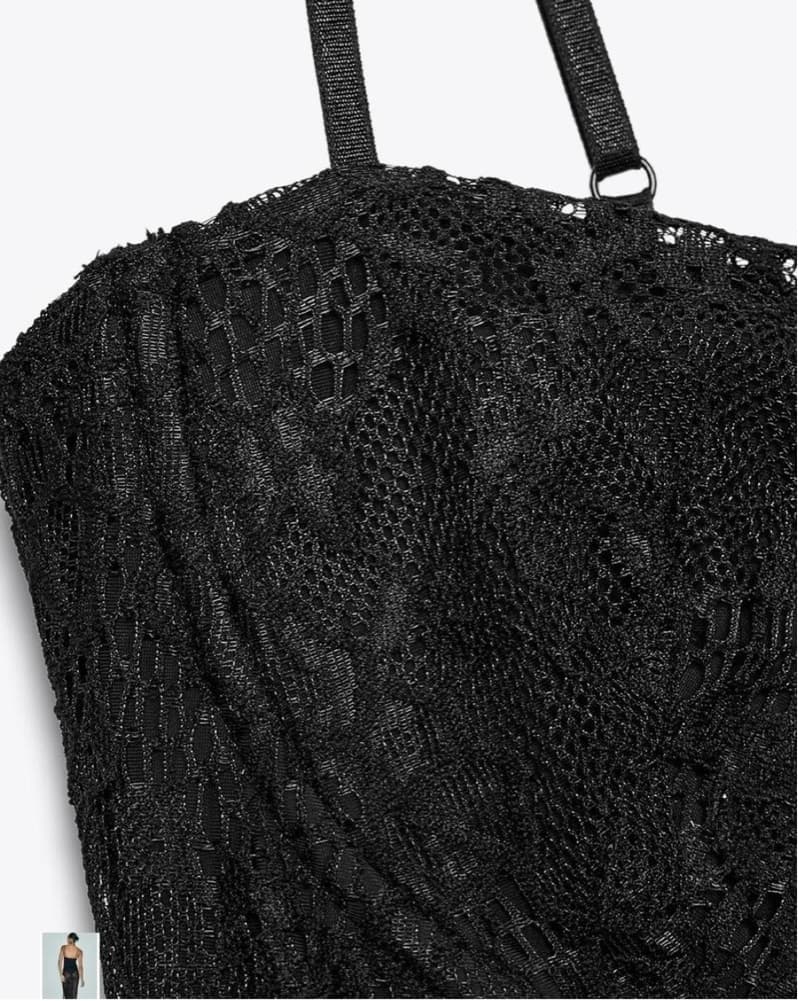 Underwire Laced Midi Dress - Image 6