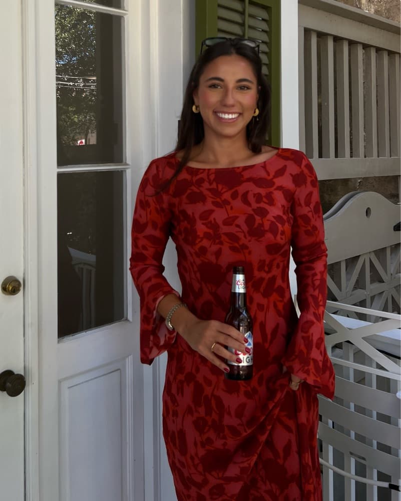 Vibrant Floral Maxi Dress - Image 3