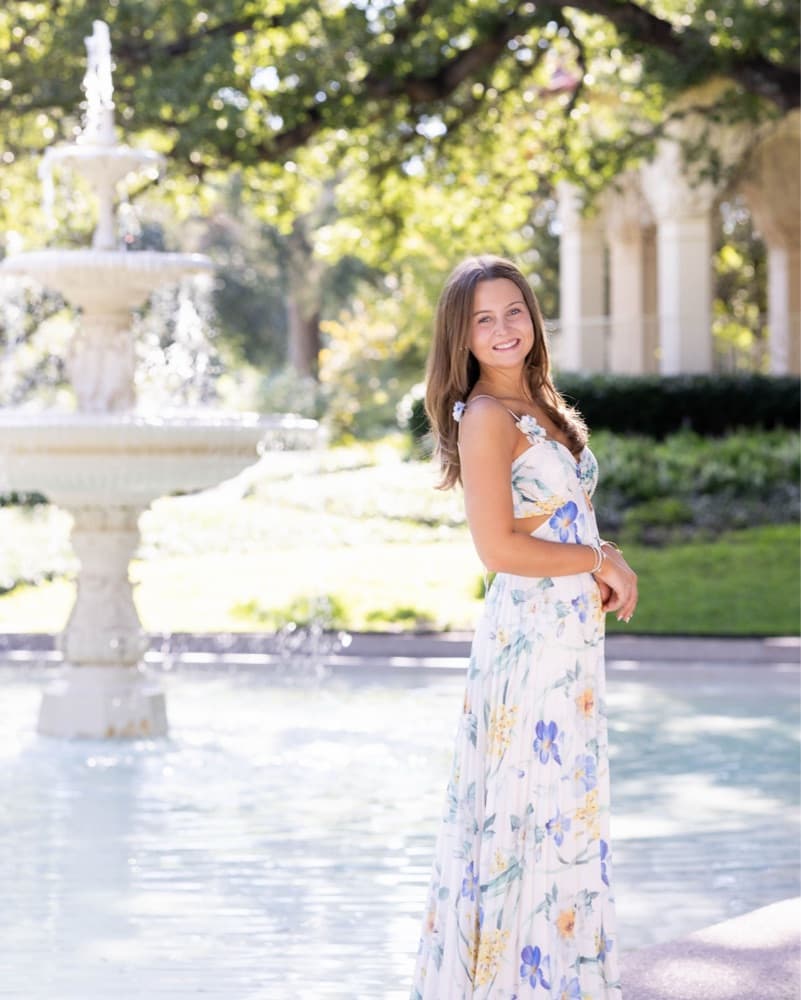 Emese Floral Pleated Maxi Dress - Image 2