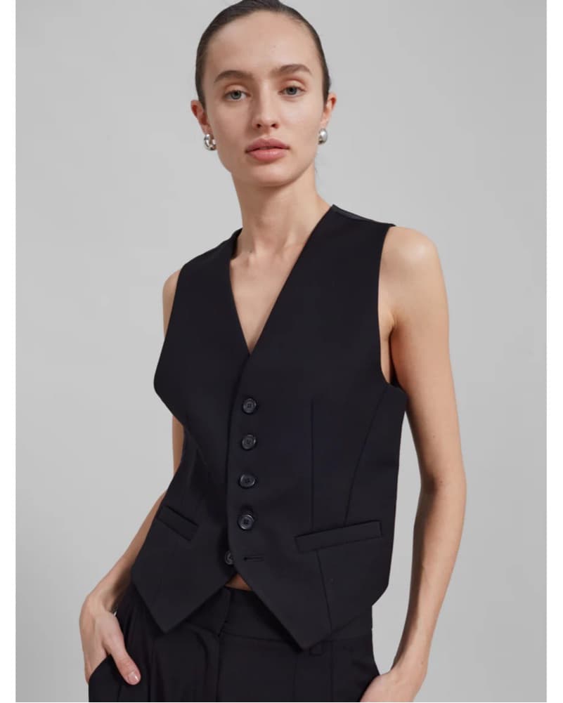 the frankie shop gelso waistcoat - Image 1